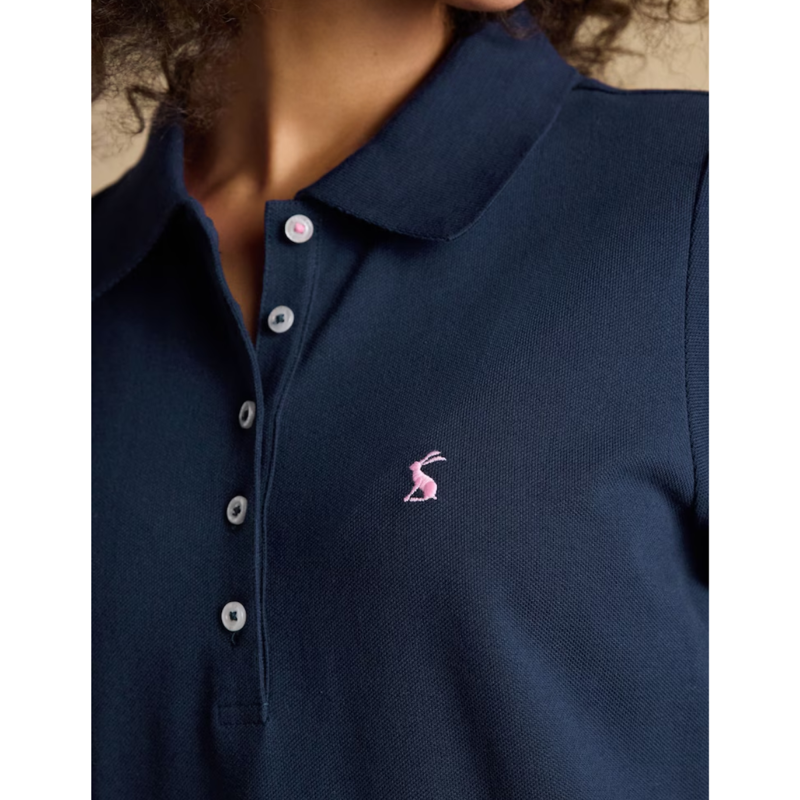 Joules Ladies Woody Polo Shirt - Navy-7
