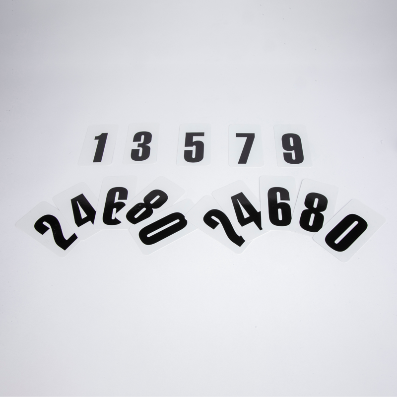 Aubrion Children's Number Bib Set - Black-5