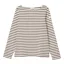Joules Ladies Harbour Boat Neck Breton Top - Brown Stripe