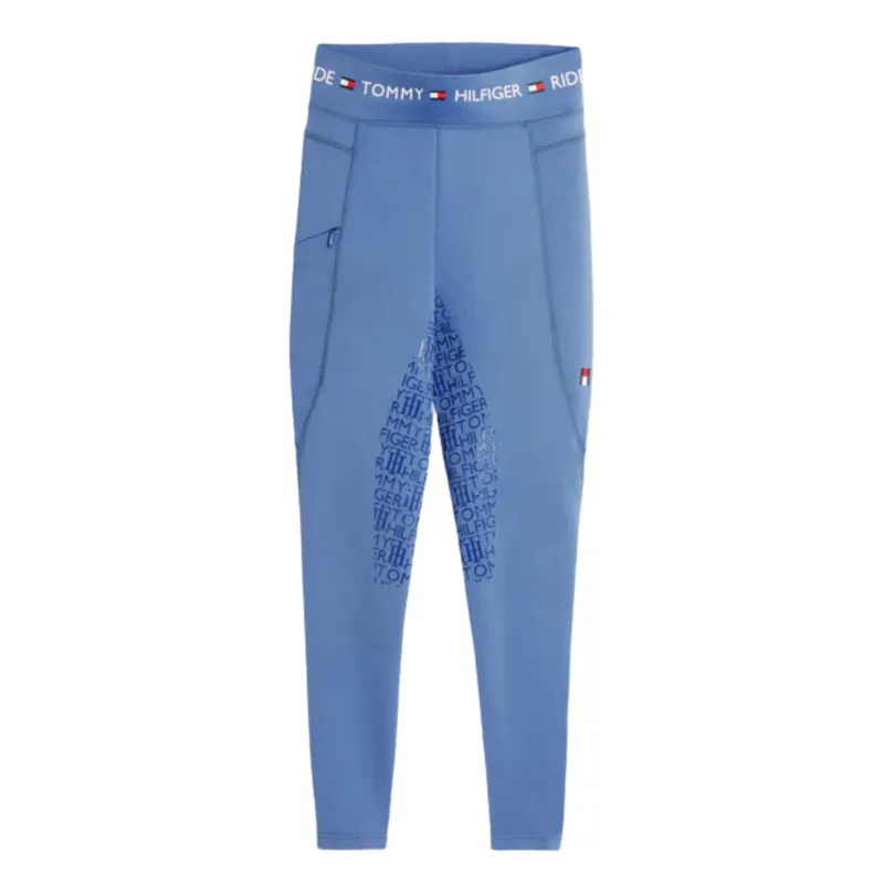 Tommy Hilfiger Full Grip Smart Riding Leggings - Blue Coast