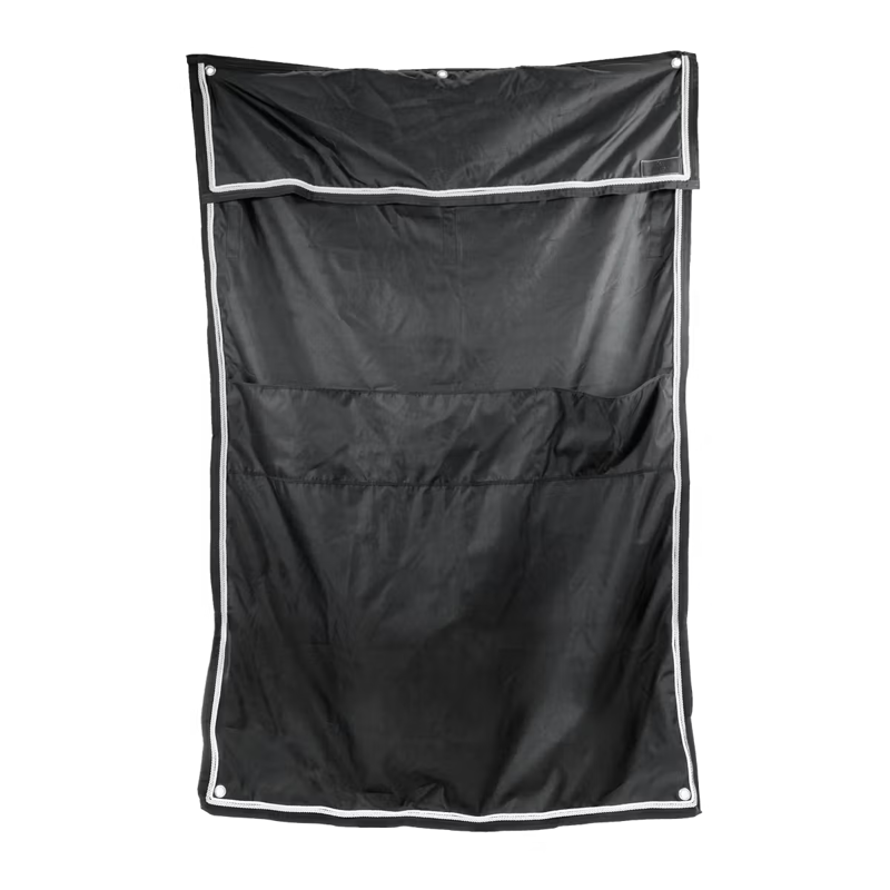 Kentucky Classic Stable Curtain With Pockets - Black