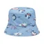 Joules Kids Bayley Reversible Fish Bucket Hat - Blue