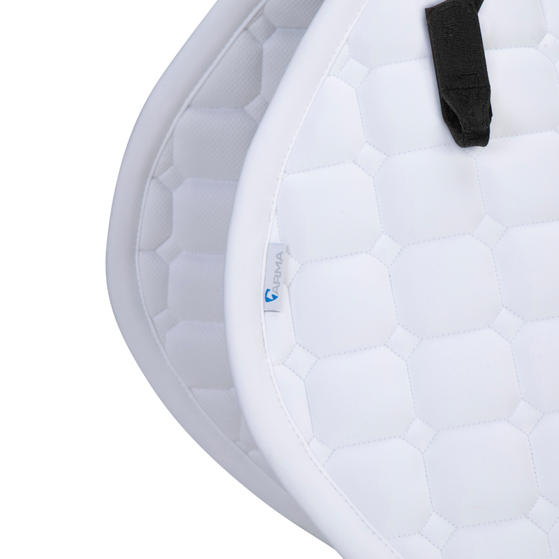 Shires ARMA Elegance 1.0 Jump Saddlecloth - White-4