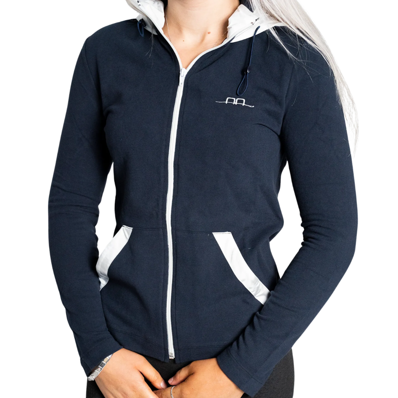 Horseware AA Lidia Hooded Sweatshirt - Navy White