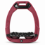 Flex-On Safe-On Inclined Ultra-Grip Stirrups - Burgundy/Black/Chocolate
