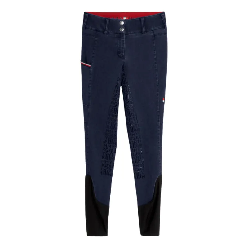Tommy Hilfiger Full Seat Denim Style Breeches - Indigo Blue