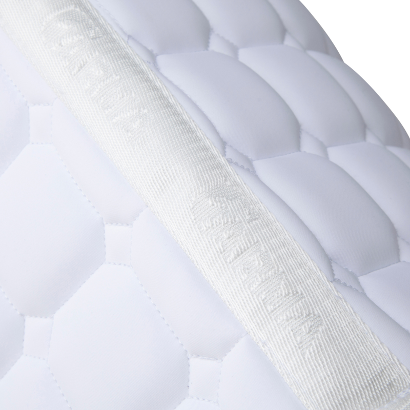Shires ARMA Elegance 1.0 Jump Saddlecloth - White-3