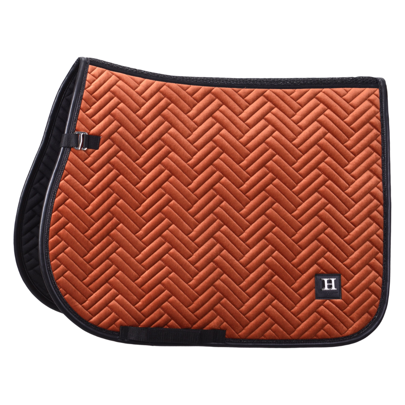 HV Polo Luxury GP Saddlepad Full - Pumpkin