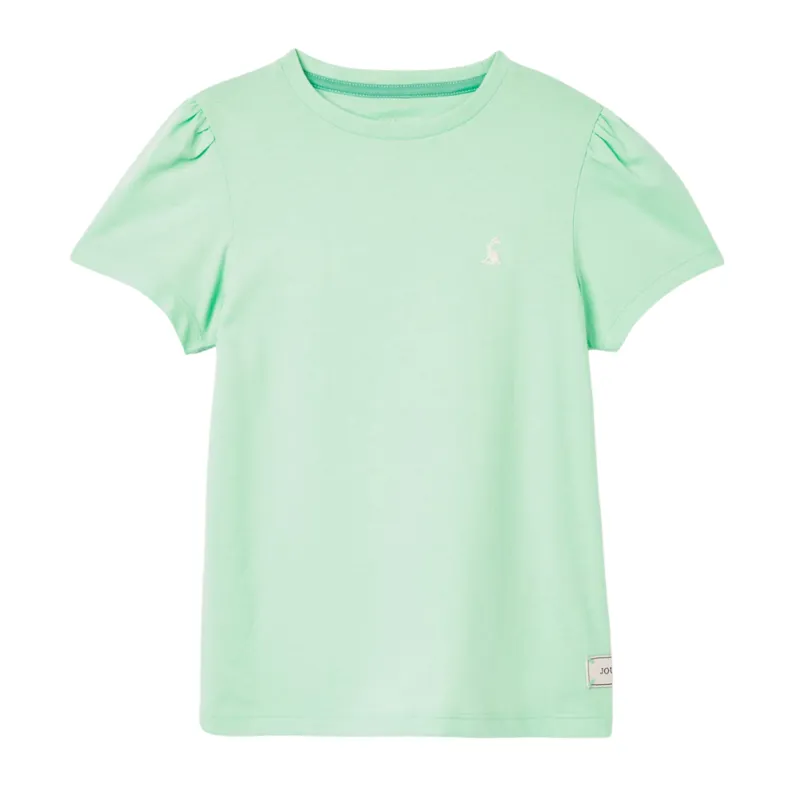 Joules Girls' Let's Go Short Sleeve T-Shirt - Green