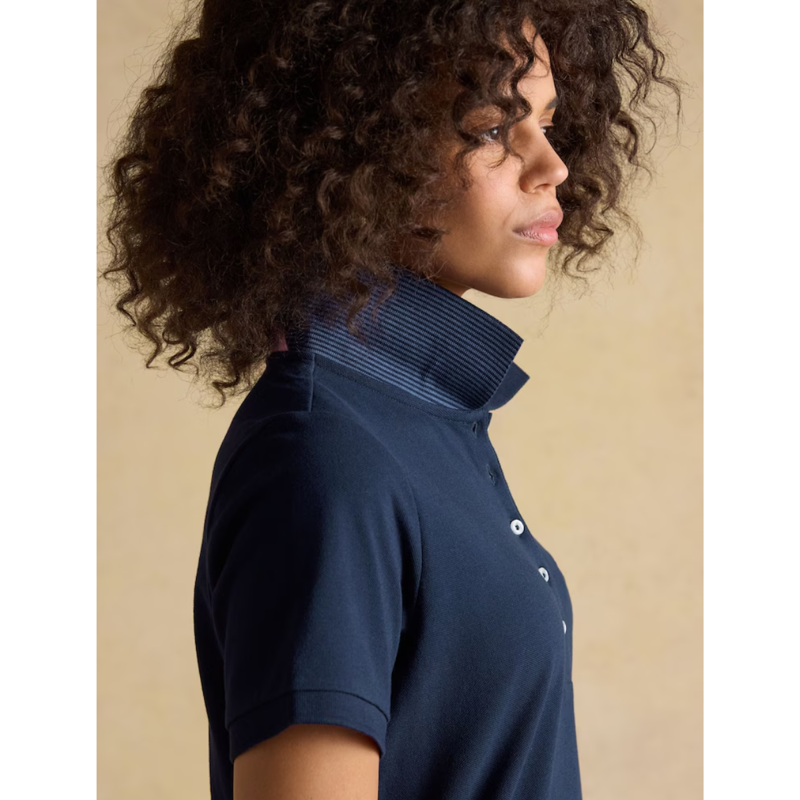 Joules Ladies Woody Polo Shirt - Navy-3