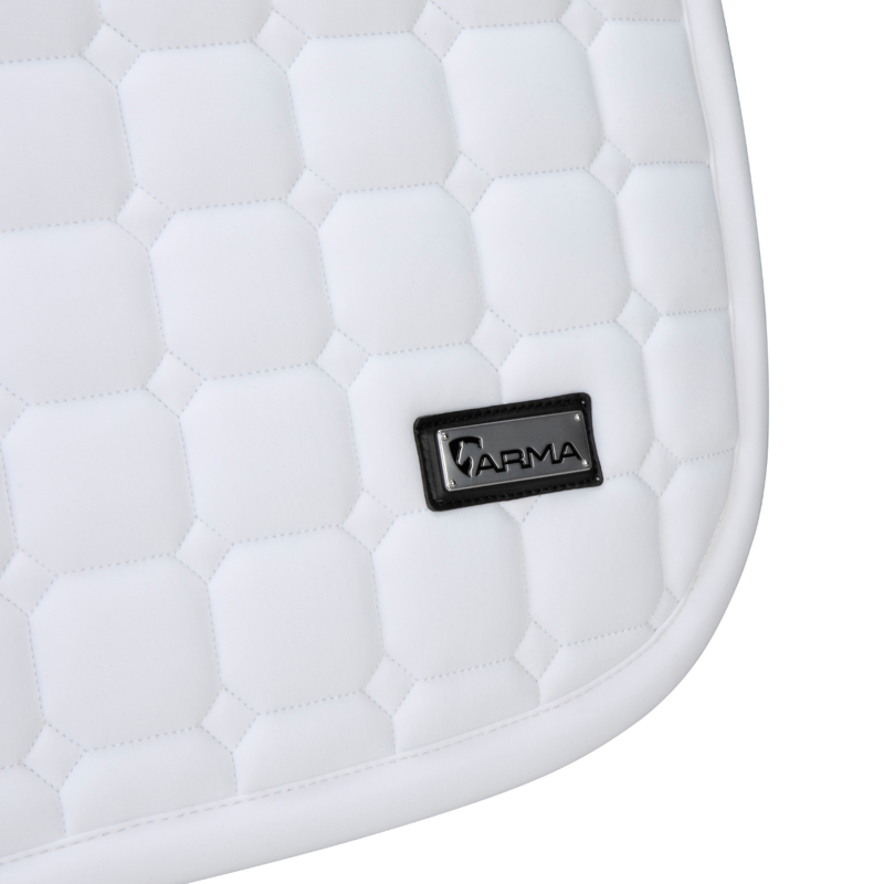 Shires ARMA Elegance 1.0 Jump Saddlecloth - White-2