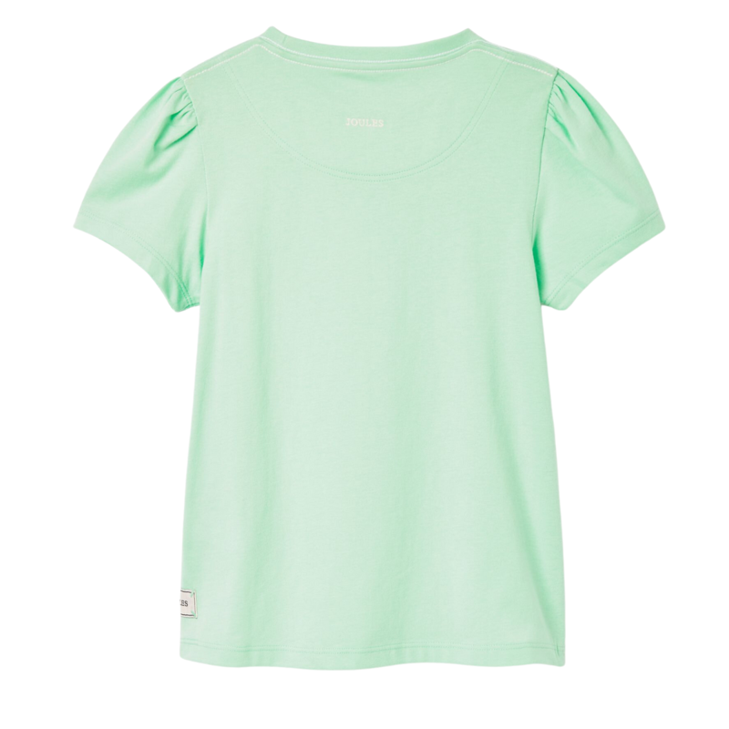 Joules Girls' Let's Go Short Sleeve T-Shirt - Green-1