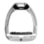 Flex-On Safe-On Inclined Ultra-Grip Stirrups - Grey/Grey/White
