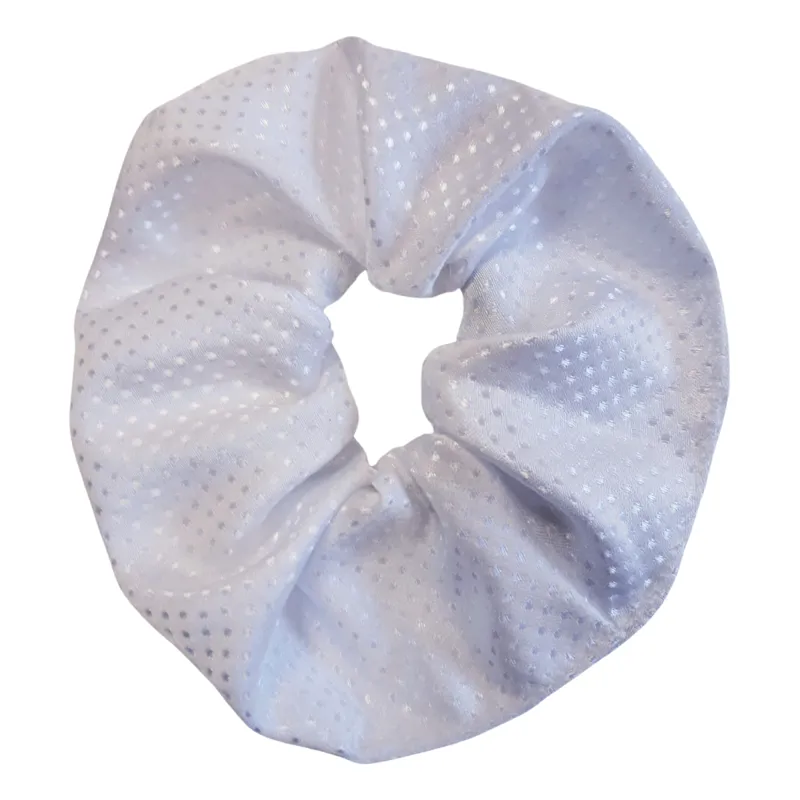 ShowQuest Scrunchie - Vintage Devises White