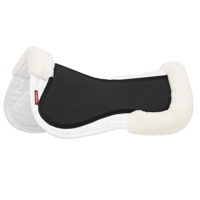 LeMieux Streamline Half Pad - White/White