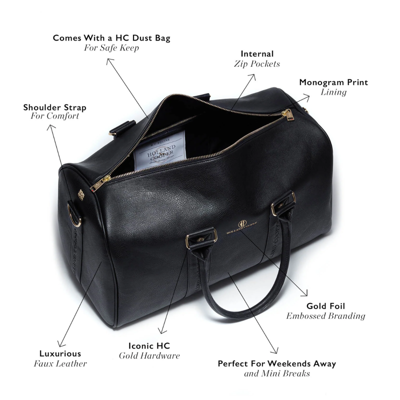 Holland Cooper Regency Holdall - Black-3