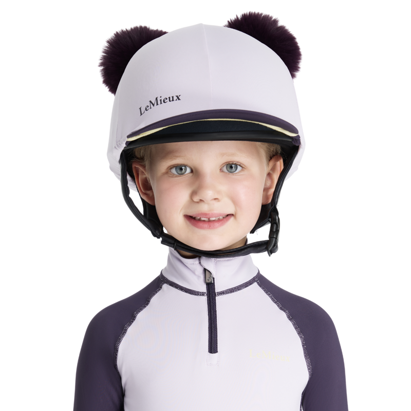 LeMieux Mini Double Pom Hat Silk - Lilac