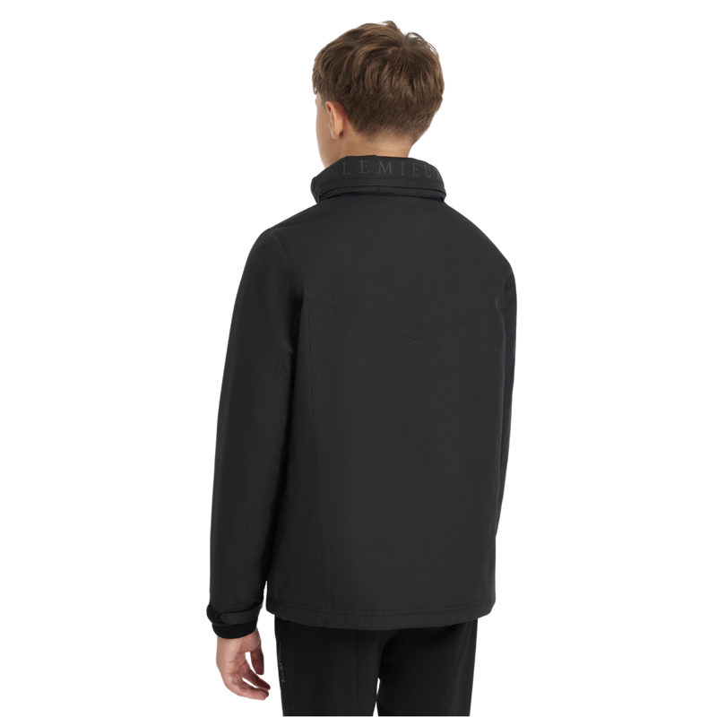 LeMieux Young Rider Boys Waterproof Team Jacket - Black-1