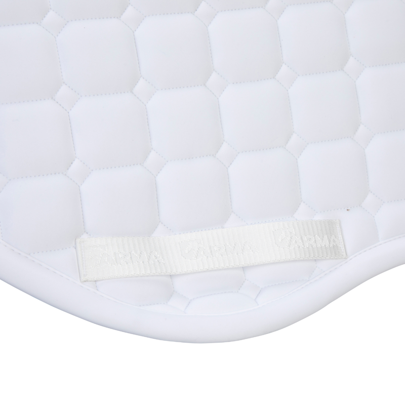 Shires ARMA Elegance 1.0 Jump Saddlecloth - White-1