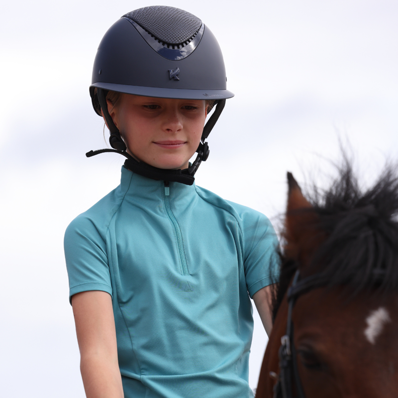 Aubrion Young Rider React Short Sleeve Base Layer -  Haze-6