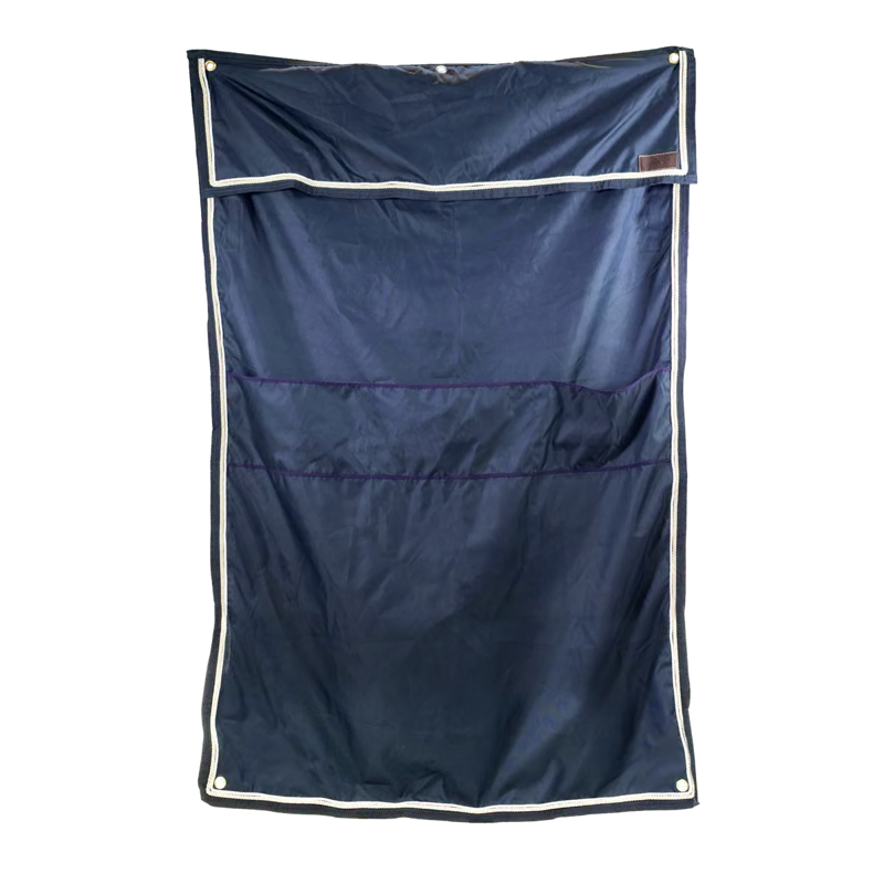 Kentucky Classic Stable Curtain With Pockets - Navy