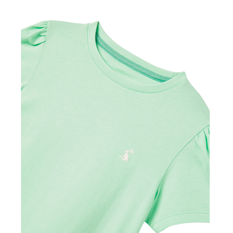 Joules Girls' Let's Go Short Sleeve T-Shirt - Green-3