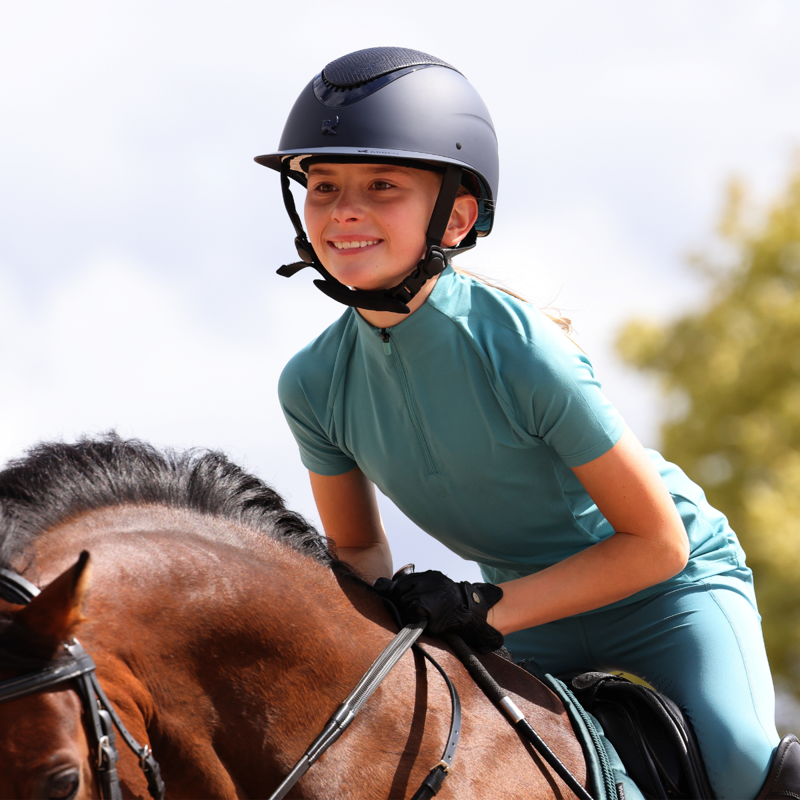 Aubrion Young Rider React Short Sleeve Base Layer -  Haze-5