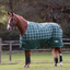 Saxon Defiant 1200D Standard Neck 200g Turnout Rug - Hunter Green/Plaid