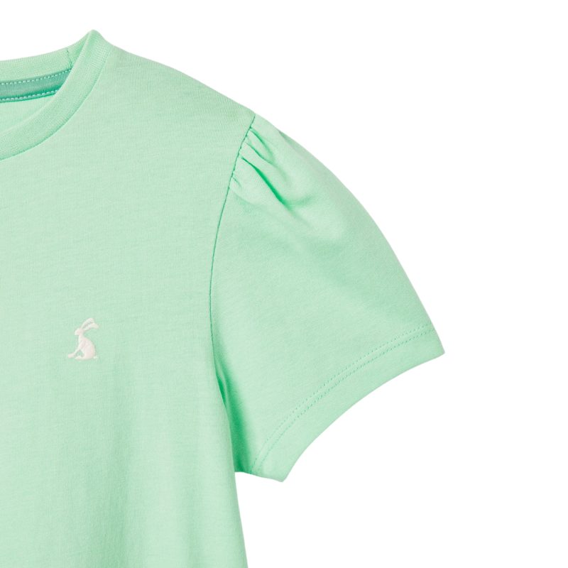 Joules Girls' Let's Go Short Sleeve T-Shirt - Green-2