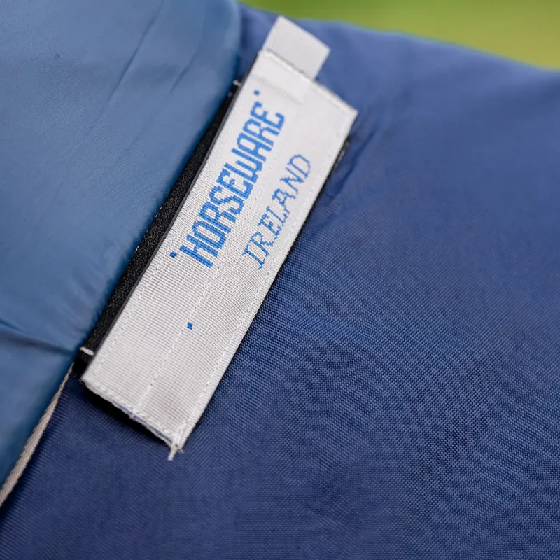 Horseware Rhino Plus 0g Light Turnout Rug - Navy/Titanium Grey Classic Blue-2