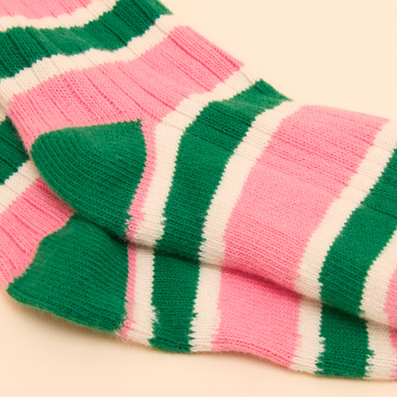 Joules Ladies Wader Welly Socks - Pink-1