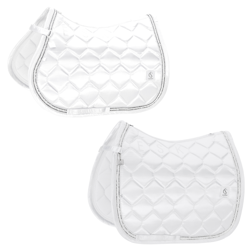 Eskadron Satin Frills Saddlecloth Classic Sports SS26 - White