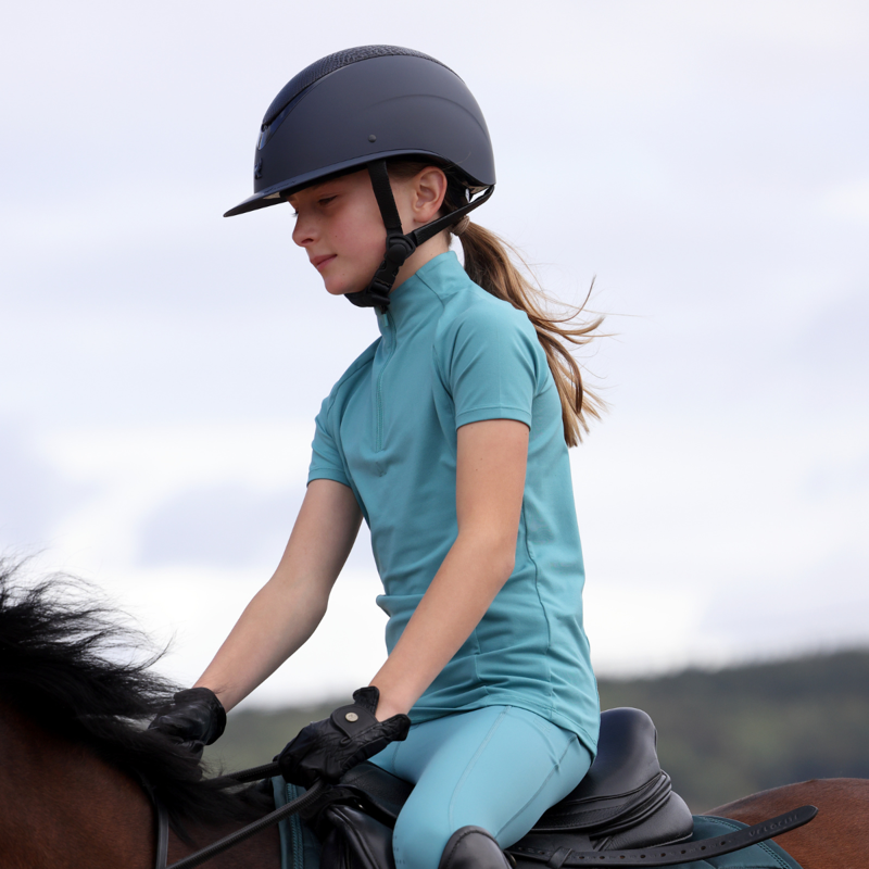 Aubrion Young Rider React Short Sleeve Base Layer -  Haze-4