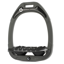 Flex-On Green Composite Stirrups - Inclined Ultra Grip - Dark Grey/Black/Black