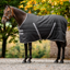Horseware Rambo 400g Stable Rug - Black/Thunderstorm Grey/Silver