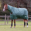 Saxon Defiant 1200D Combo Neck 200g Turnout Rug - Hunter Green/Plaid