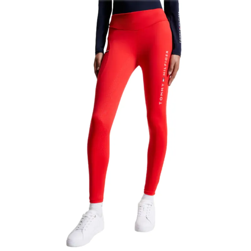 Tommy Hilfiger Elmira All-Year Full Grip Leggings - Fierce Red