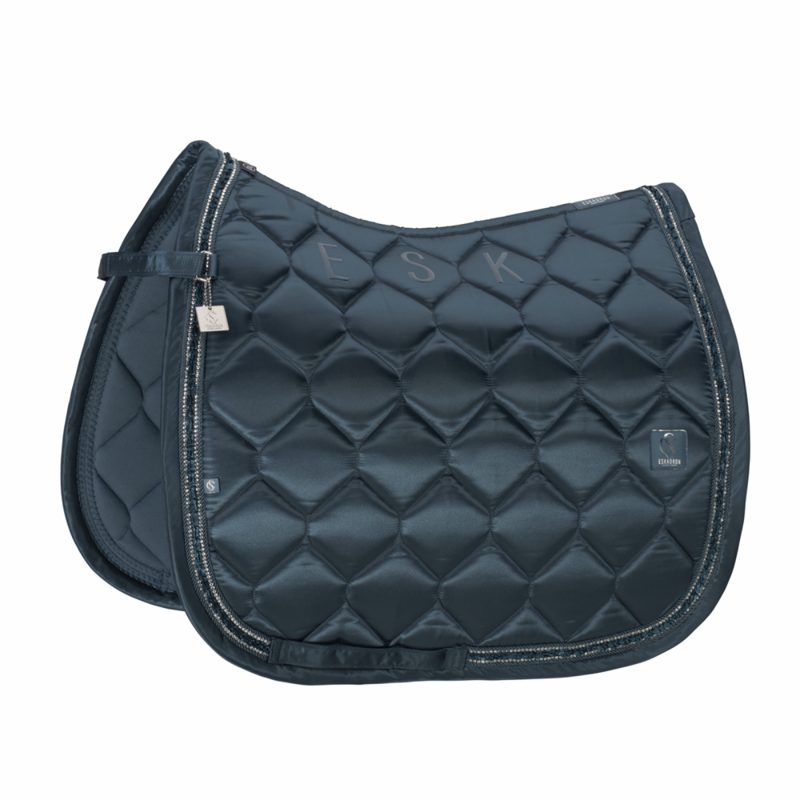 Eskadron Satin Frills Saddlecloth Classic Sports SS26 - Ocean-2