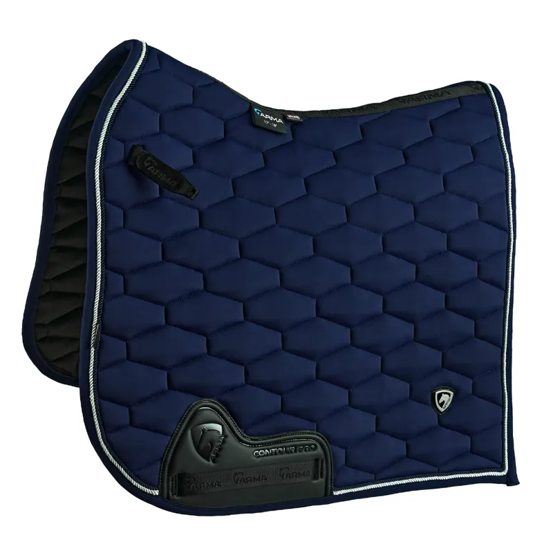 Shires Arma Eltar Dressage Saddlecloth - Navy