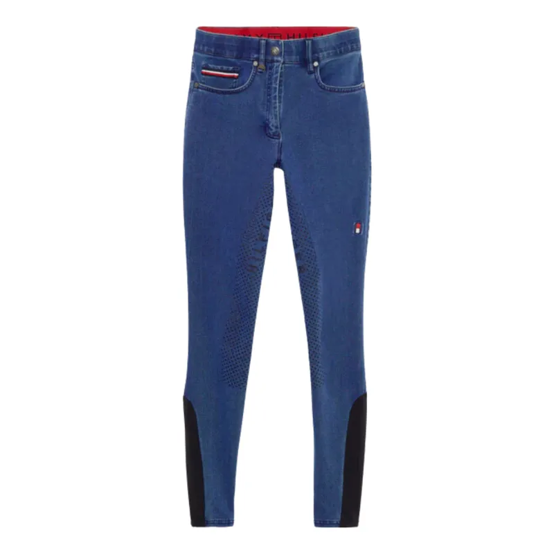 Tommy Hilfiger Women's Queens Denim Full Grip Breeches - Heritage