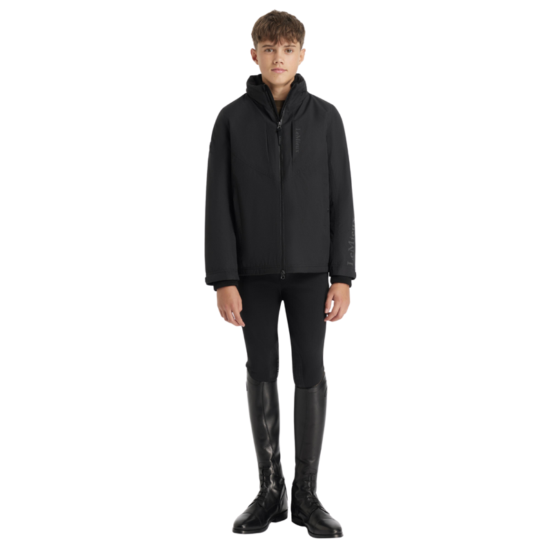LeMieux Young Rider Boys Waterproof Team Jacket - Black-3
