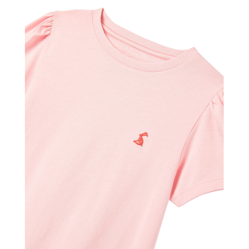 Joules Girls' Let's Go Short Sleeve T-Shirt - Pink-2
