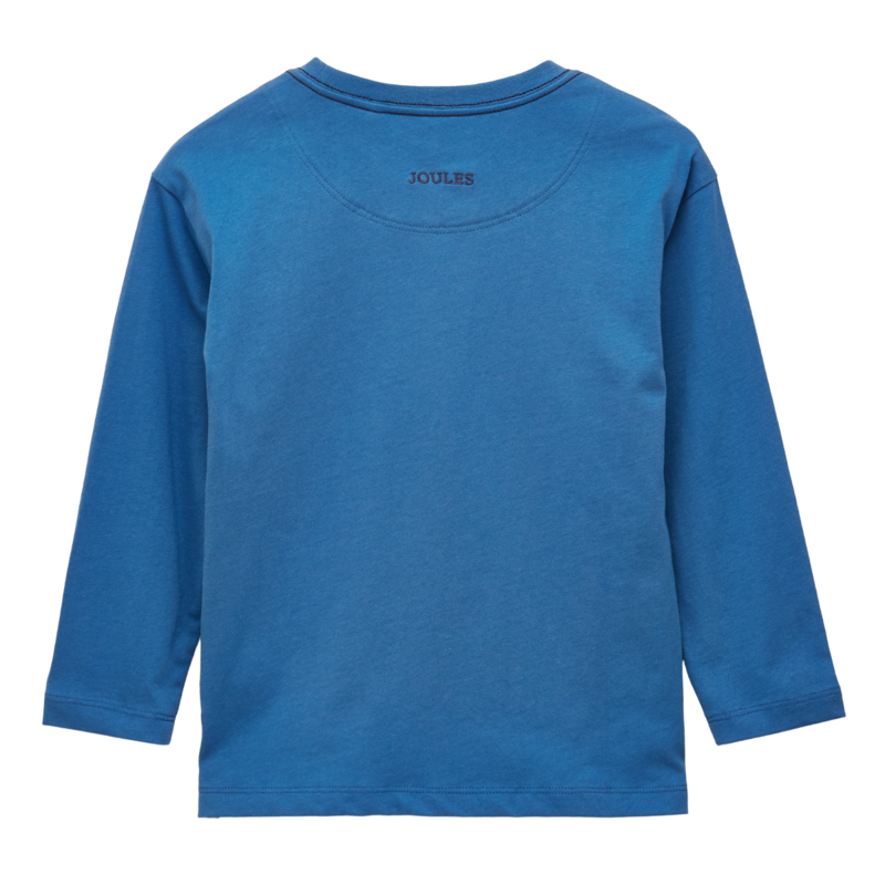 Joules Boys' Finlay Top - Blue Beans-1