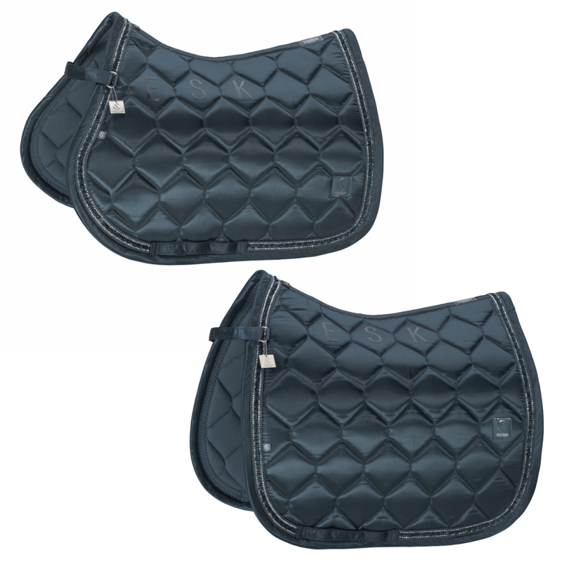 Eskadron Satin Frills Saddlecloth Classic Sports SS26 - Ocean