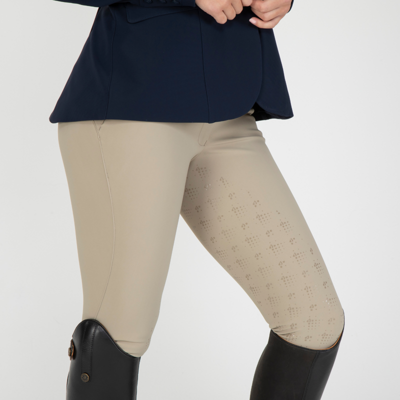 Aubrion Optima PX Riding Tights - Beige-5