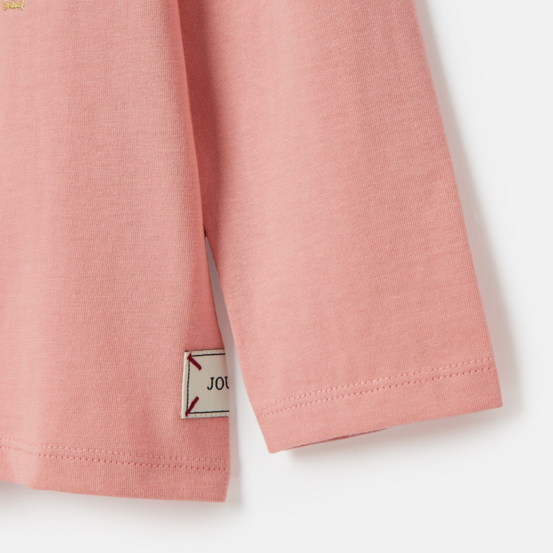 Joules Girls' Bessie Artwork Top - Pink-3