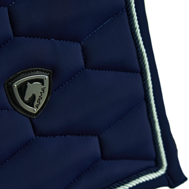 Shires Arma Eltar Dressage Saddlecloth - Navy-1