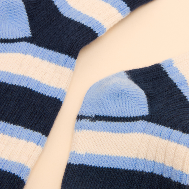 Joules Ladies Wader Welly Socks - Navy-2