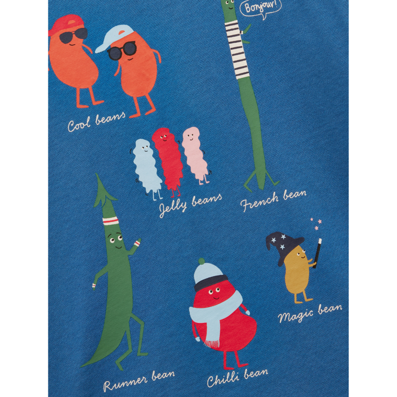 Joules Boys' Finlay Top - Blue Beans-2