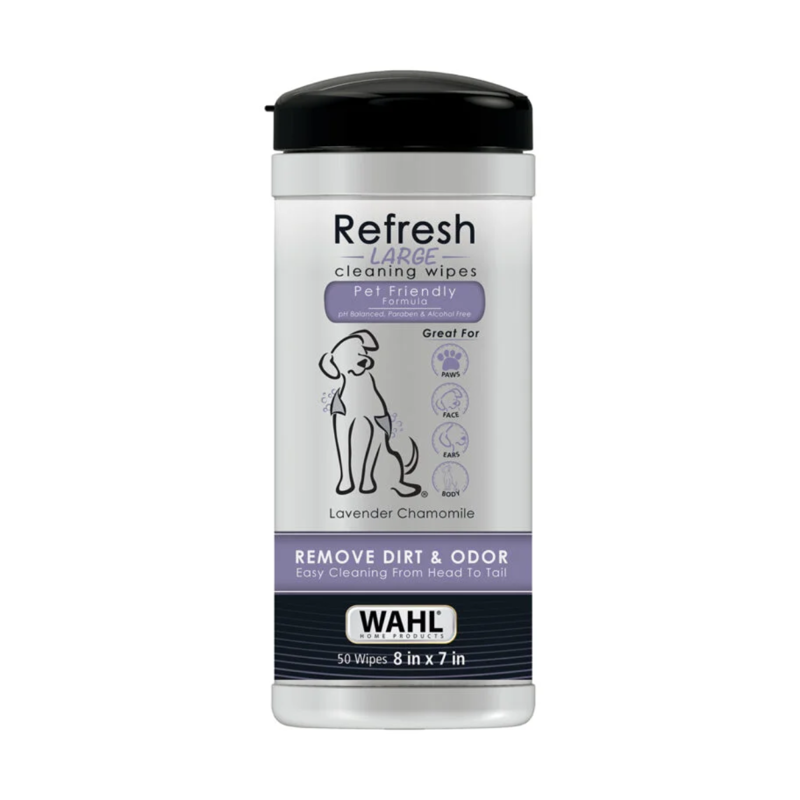 Wahl Refresh Cleaning Wipes - Dog - Lavender